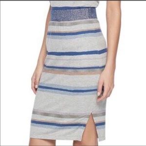 Juicy Couture Striped Pencil Skirt Sz Sm
